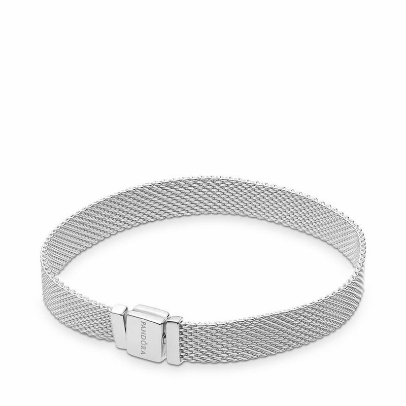 Pandora Reflexions™ Mesh Bracelet - Sterling Silver - Canada | UJ2999MG